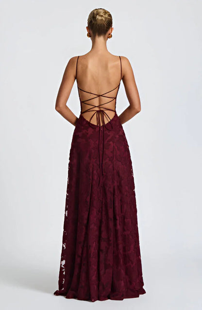 Romantic floral maxi dress