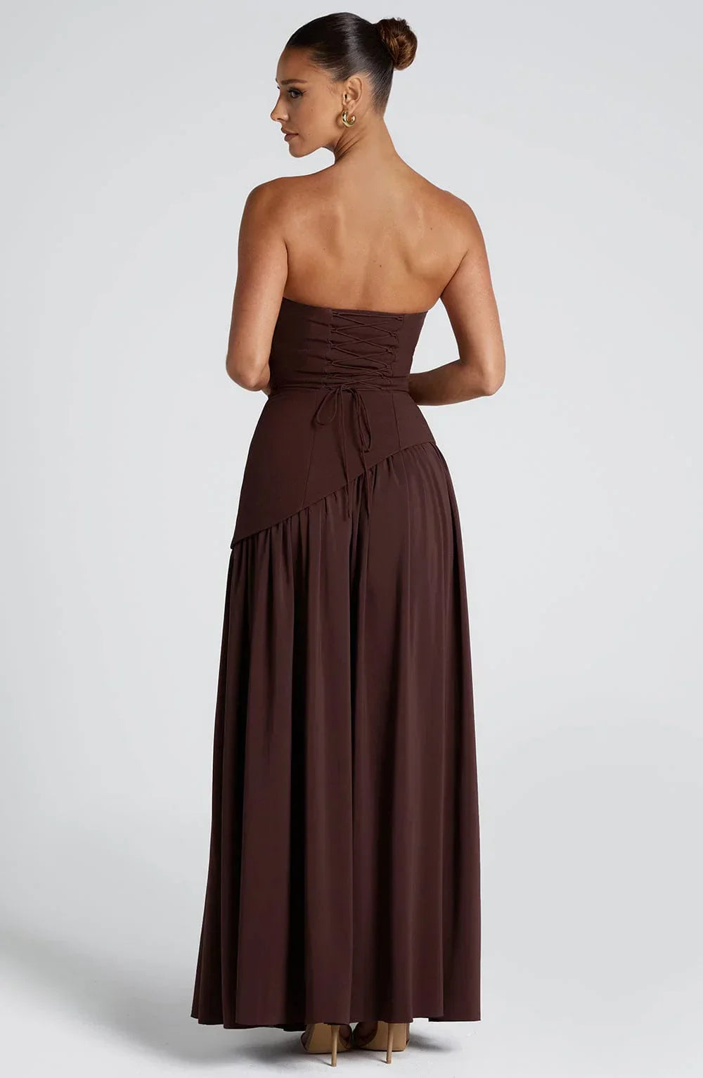 Strapless formal maxi dress