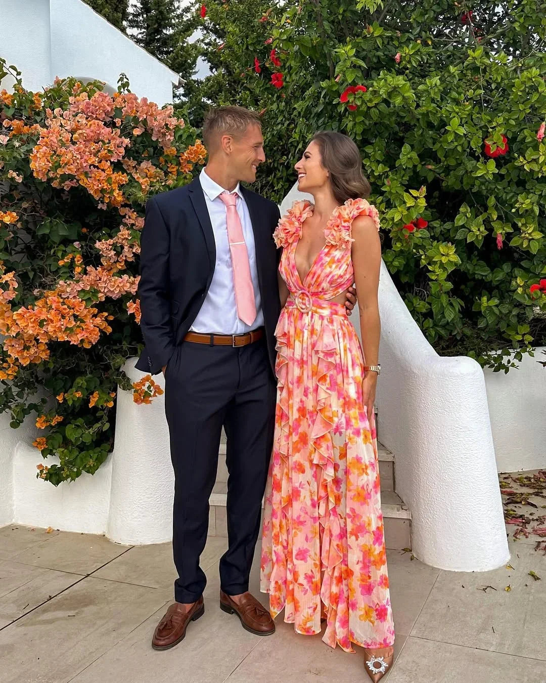Floral summer maxi dress