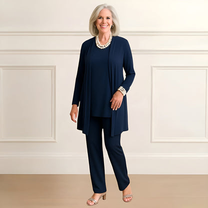 Cardigan top and pants set