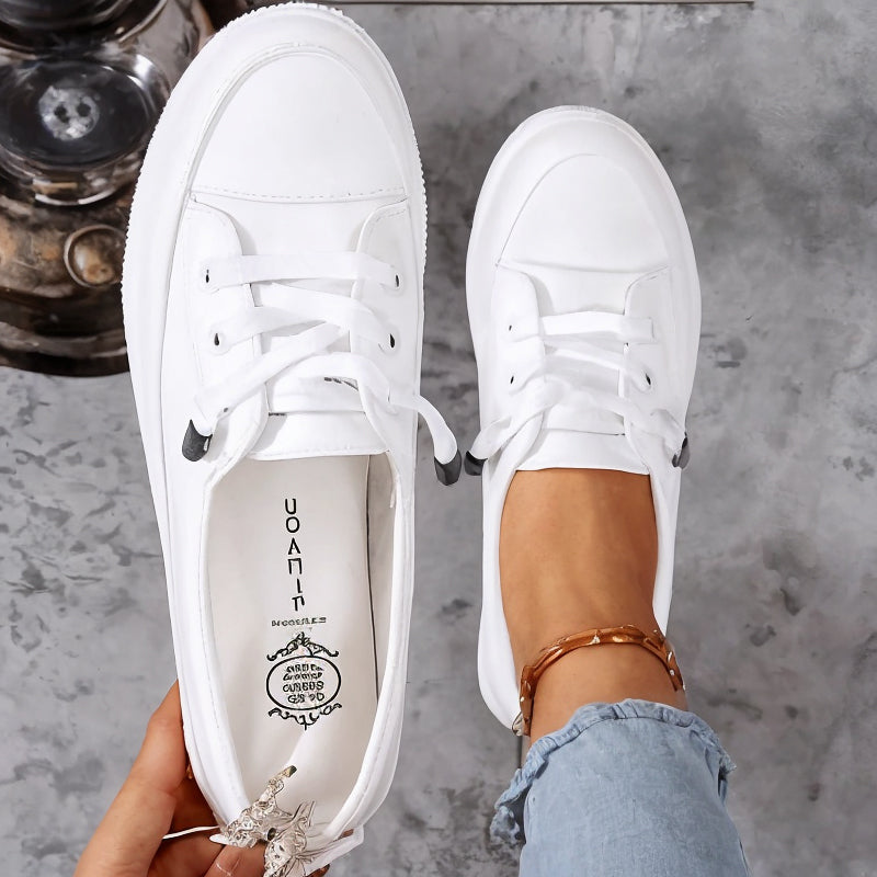Ruth classic low-top lace-up sneakers, side view