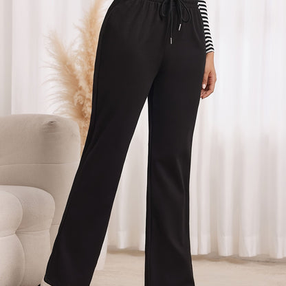 Tove soft brushed wide-leg knit pants view 10