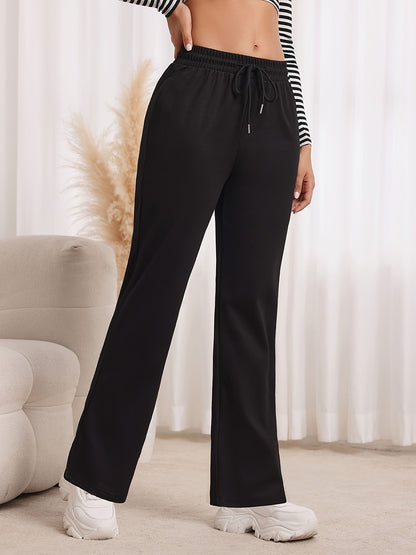Tove soft brushed wide-leg knit pants view 11