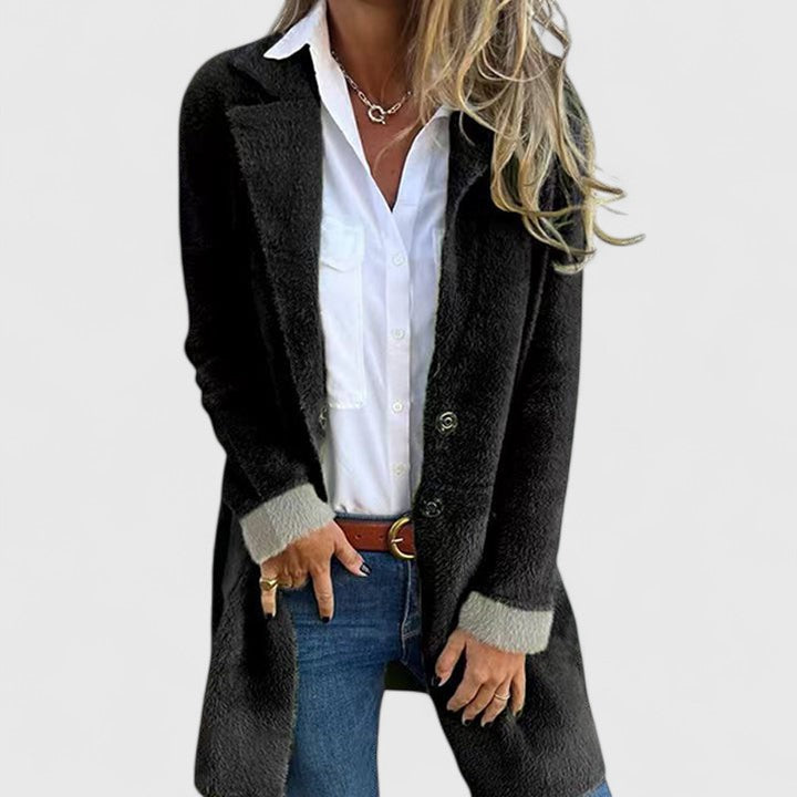 Kestrel mid-length longline blazer for women view 6