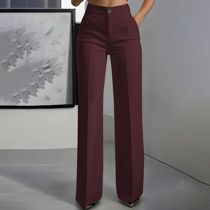 Elstrid women's high-waist tailored trousers