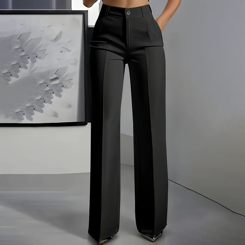 Elstrid women's high-waist tailored trousers