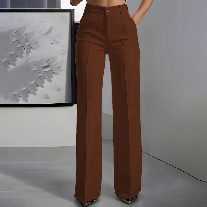 Elstrid | High-Waist Tailored Trousers