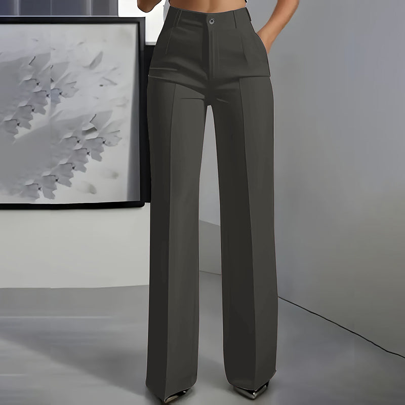 Elstrid women's high-waist tailored trousers