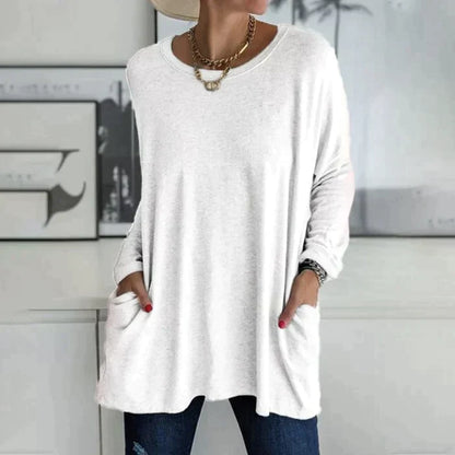 Tunic top shown on model