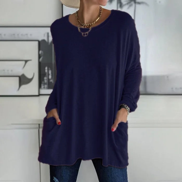 Oversized tunic top, styled view