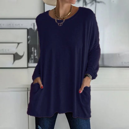 Oversized tunic top, styled view