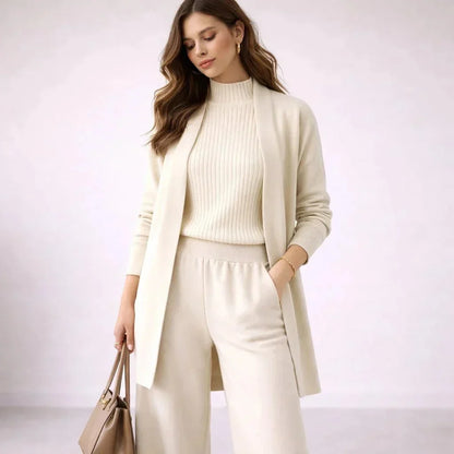 Franvelle | Mock-Neck Three-Piece Lounge Set