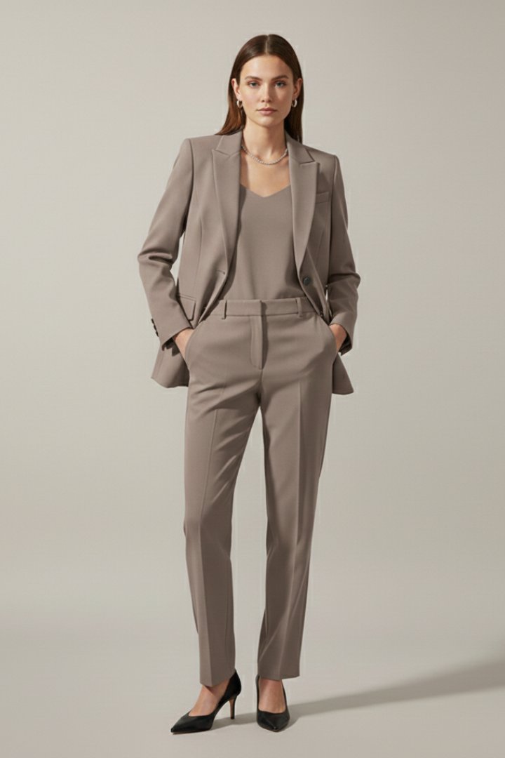 Lavelle | Notched-Lapel Blazer & Trouser Suit