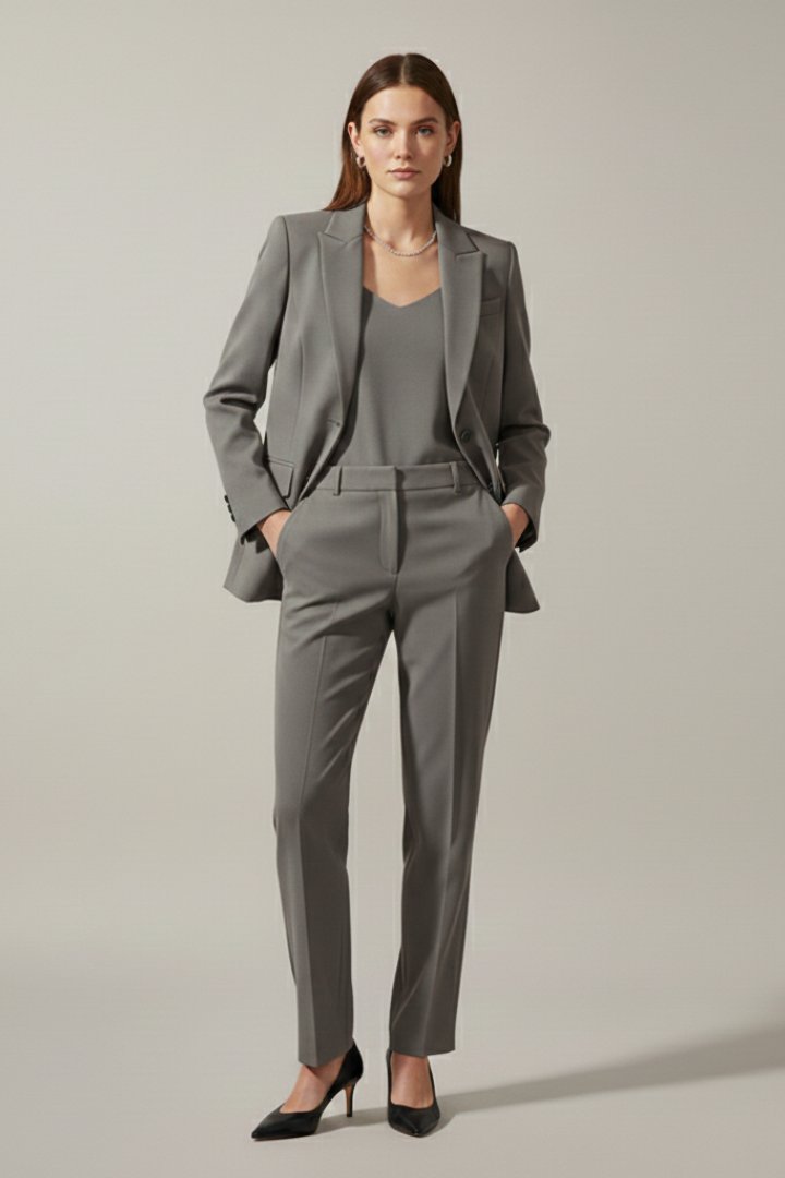 Lavelle | Notched-Lapel Blazer & Trouser Suit
