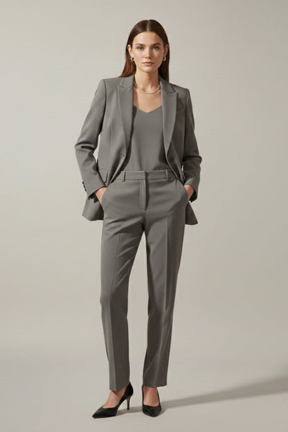 Lavelle | Notched-Lapel Blazer & Trouser Suit