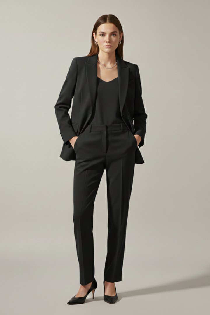 Lavelle | Notched-Lapel Blazer & Trouser Suit