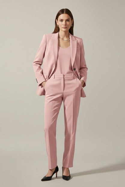 Lavelle | Notched-Lapel Blazer & Trouser Suit