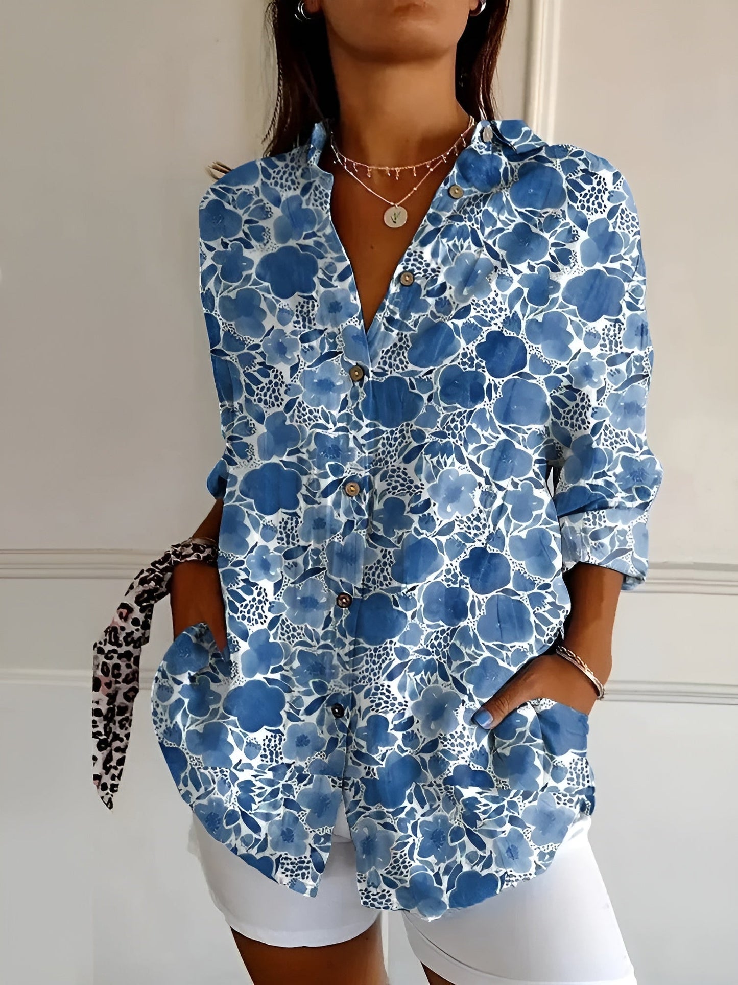 Hannah | Chic Printed Relaxed Blouse
