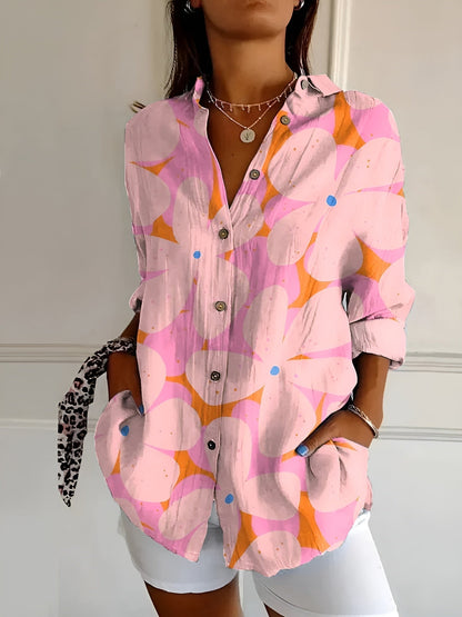 Hannah | Chic Printed Relaxed Blouse