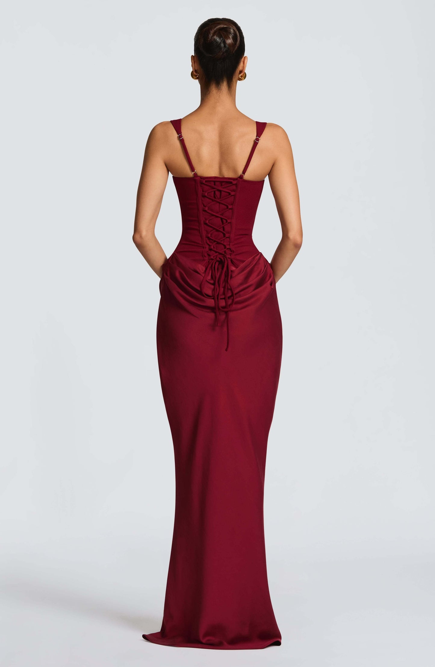 Édith | Corset Bodycon Maxi Wedding Guest Dress
