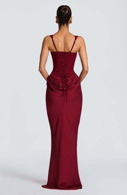 Édith | Corset Bodycon Maxi Wedding Guest Dress