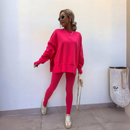 Verlyn | Knit Crewneck & Leggings Set