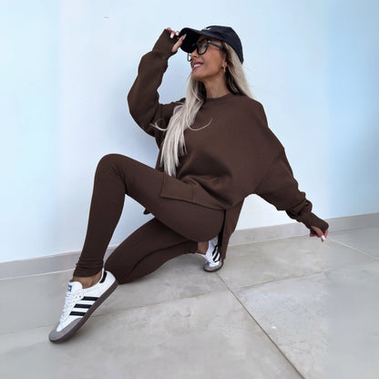 Verlyn | Knit Crewneck & Leggings Set
