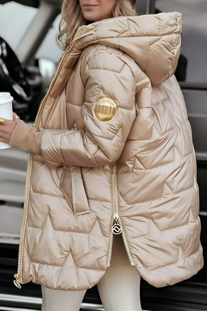 Wintra | Hooded Quilted Puffer with Side Zips