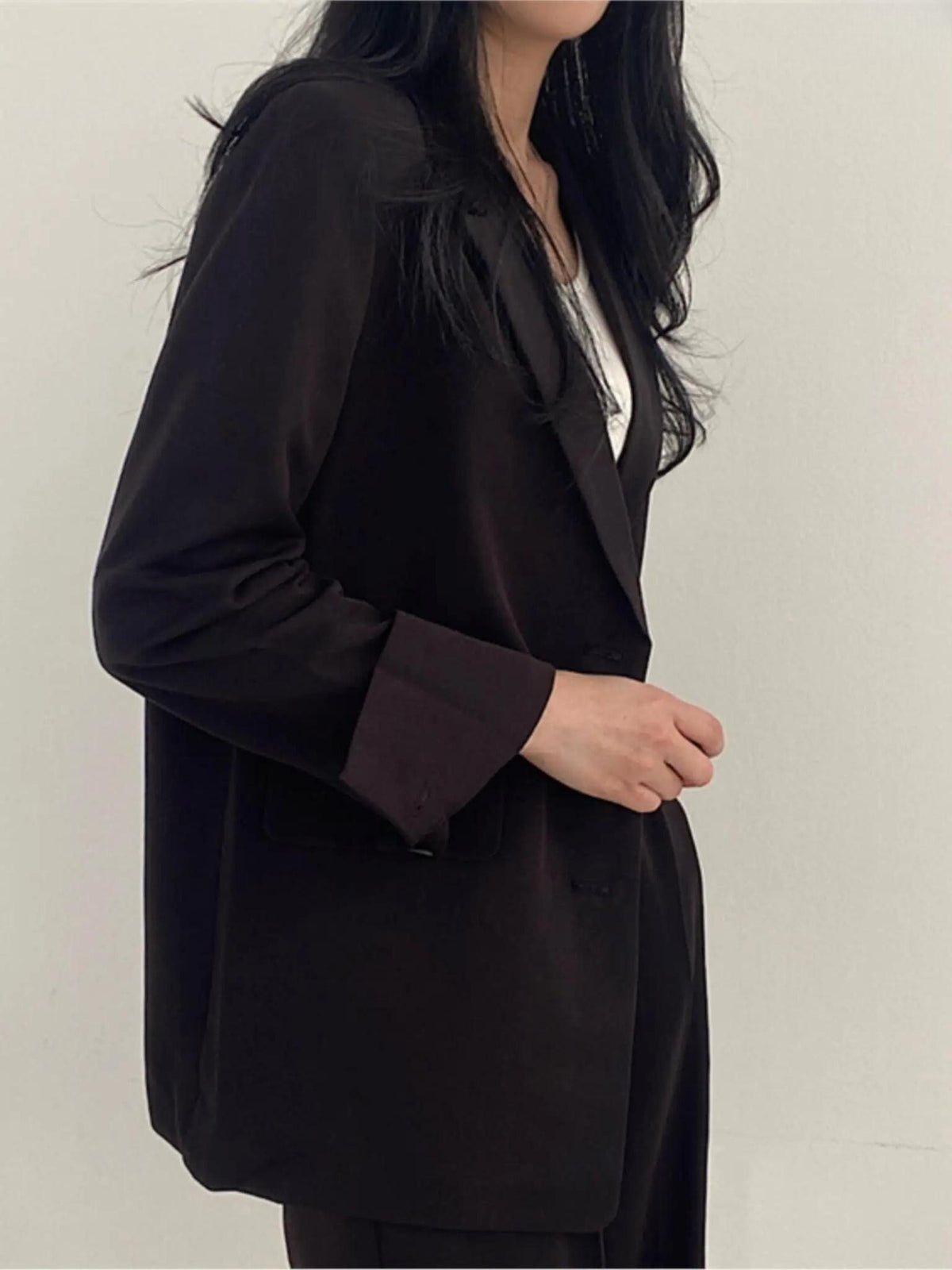 Oversized blazer pant suit, view 2