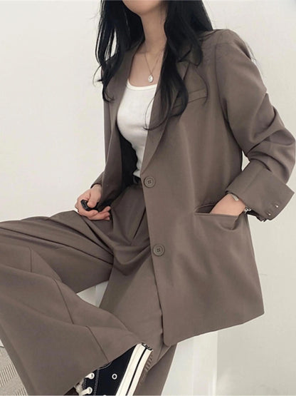 Oversized blazer pant suit, view 3
